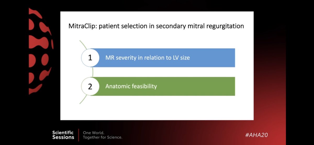 JGrapsa's tweet photo. #AHA20 #Transcatheter MV interventions : Dr. Piazza dissects #COAPT & #MITRAFR studies & discusses appropriate patient selection @AHA_LLLearning @AHAMeetings @GreggWStone @NadeenFaza @purviparwani @EstefaniaOS @KevinShahMD @gina_lundberg @argulian @argulian https://t.co/0IYiJCafUv