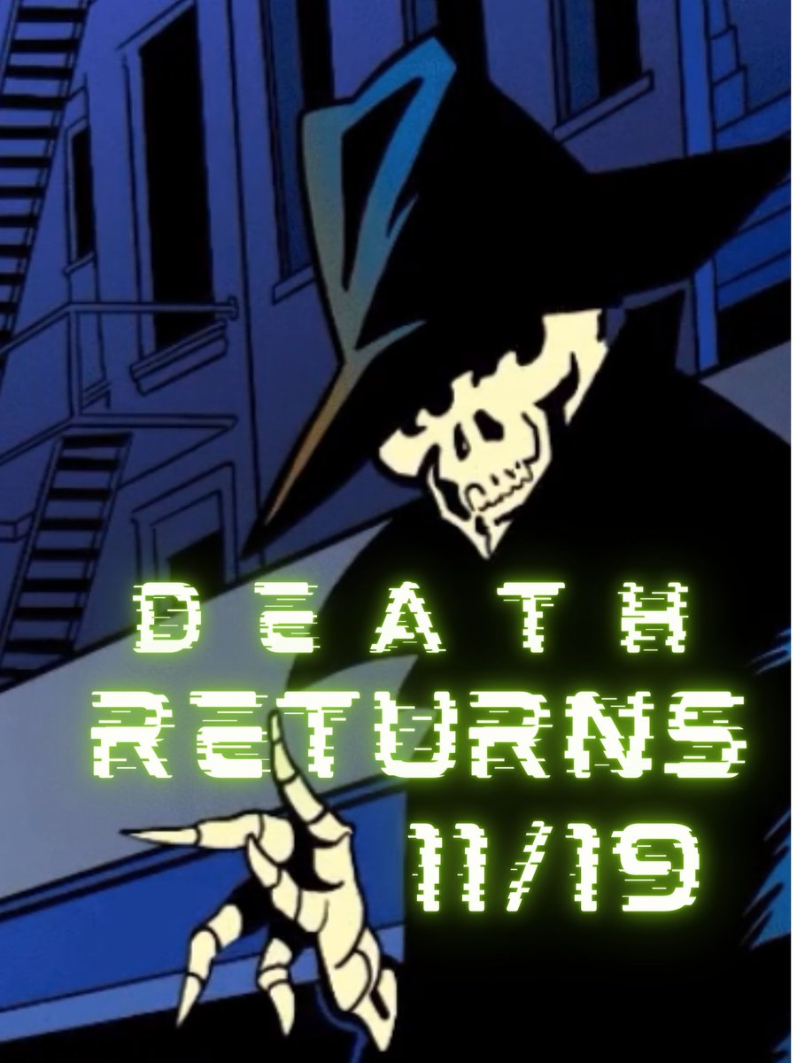 Death returns November 19th on <a href="/makersplaceco/">MakersPlace</a>!  Featuring release of the last 20 editions of the Death comic and two collaboration pieces with <a href="/primal_cypher/">PR1MAL CYPHER</a>!