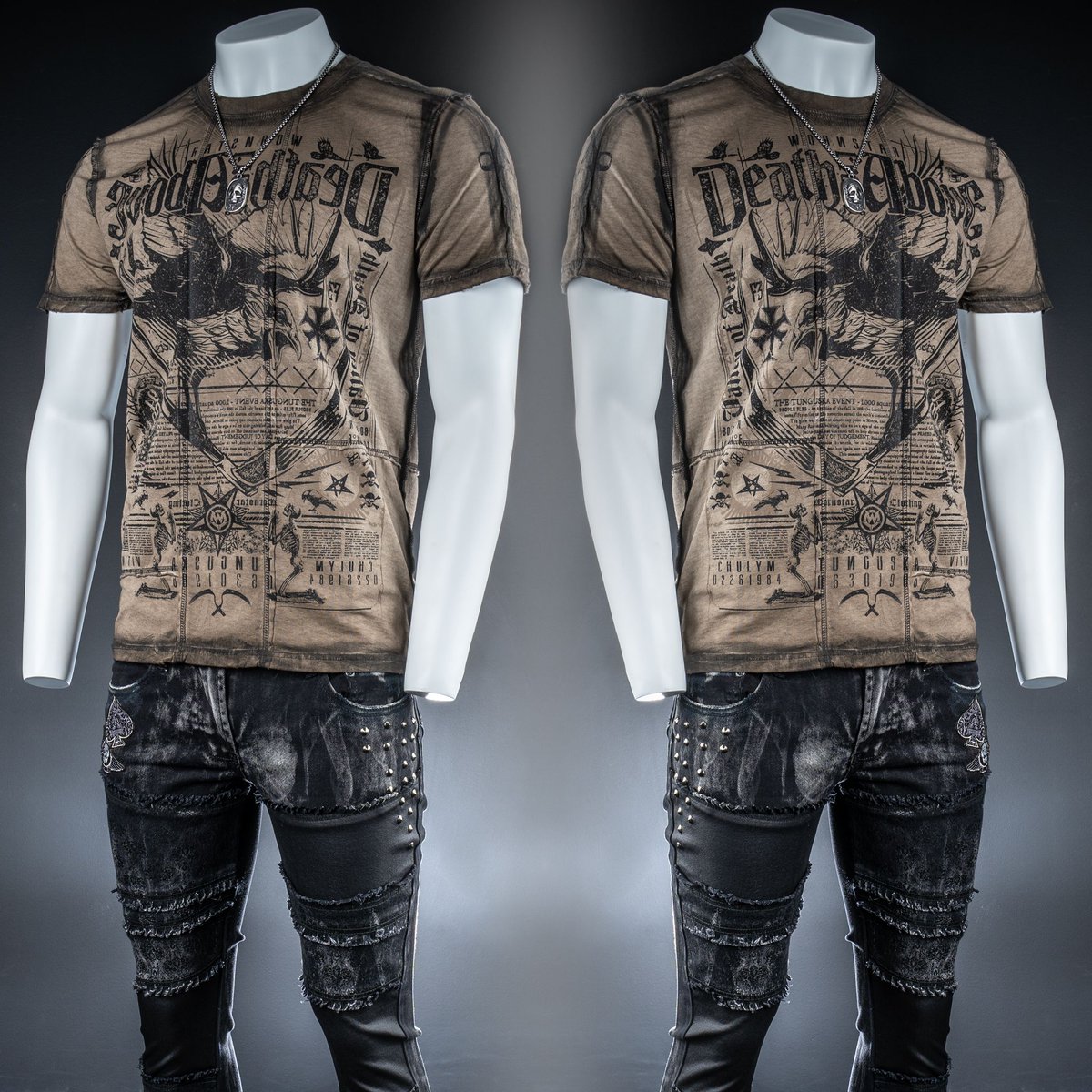 wornstar's tweet photo. ๐ Tunguska Tee: https://t.co/bpCbhkn6db
๐ Nightfall: https://t.co/TFN28KHfAd
#wornstar #wornstarclothing #rocknrollclothing #curatedlook https://t.co/xZXD0GswBf
