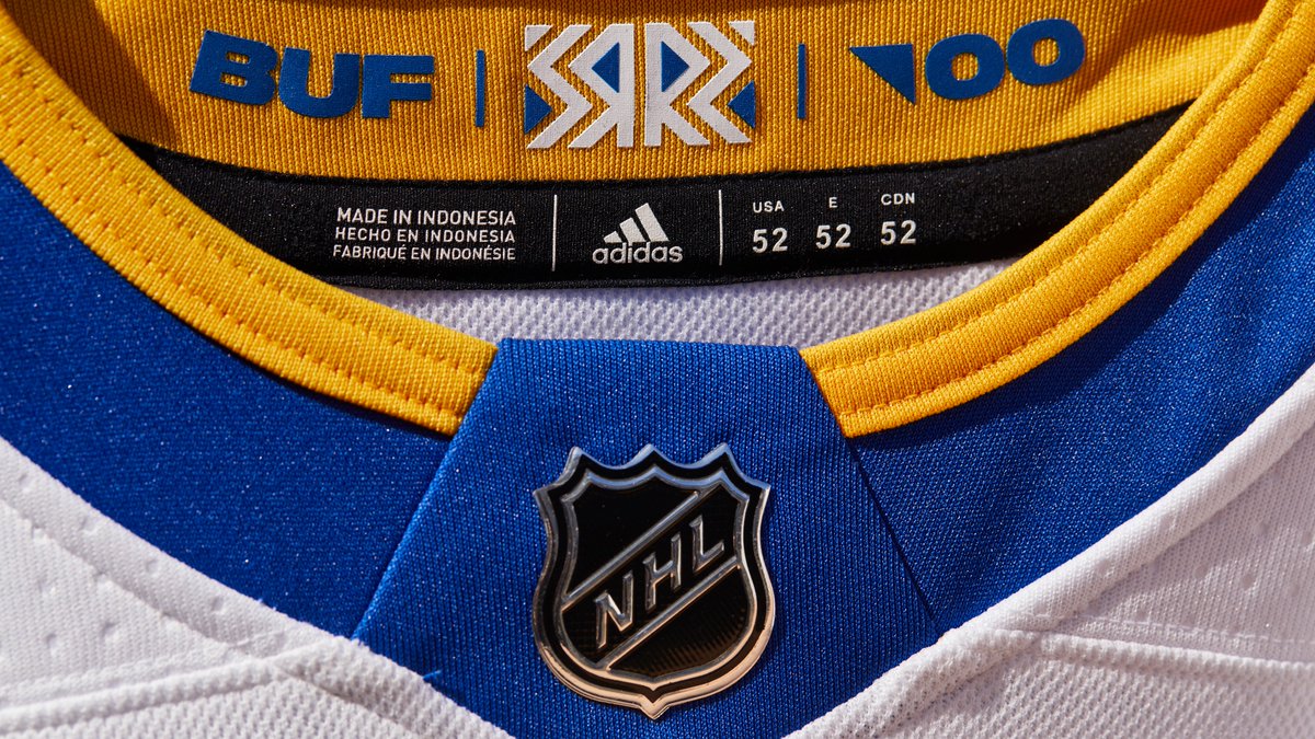 BuffaloSabres's tweet photo. Details from the past.
Remixed for the future. 

adidas #ReverseRetro coming soon. https://t.co/8QY4dGbZkl