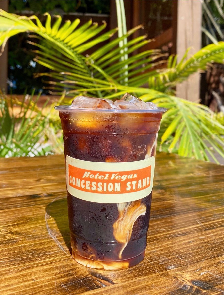 HotelVegasATX's tweet photo. PSA to your sleepy brain that we have cold brew coffee that you can get with CEREAL MILK and MOCHA SYRUP!! 🥛🧠🤤

#REVERSEBRUNCH is every Sunday 3-7pm with DJs No Kid$ &amp; Diggy Dutch, drag show, vendors + a whole ass menu of great food + cocktails!! 🍂🌈

https://t.co/d3XbmYy4tH https://t.co/SX8joz7LyP