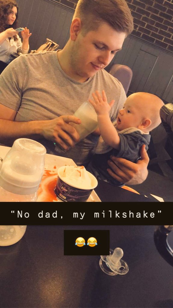 jjranson11's tweet photo. Always after my milkshake https://t.co/ojKd70geLB