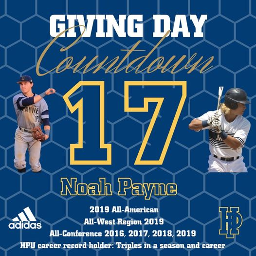 hputxbaseball's tweet photo. Howard Payne Baseball would like to recognize Noah Payne #17.  Thank you for your contributions to the program and helping to create the culture of HPU baseball. https://t.co/u8NXq5H5F8