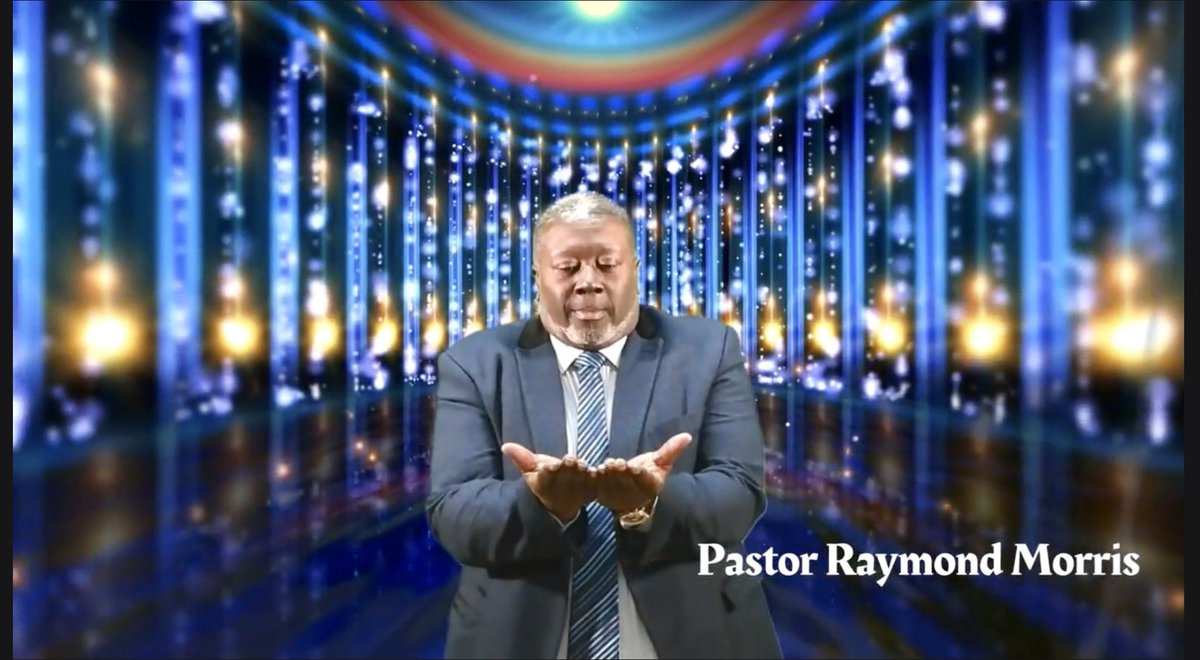 Pastor Raymond ready to open and share the Word of God