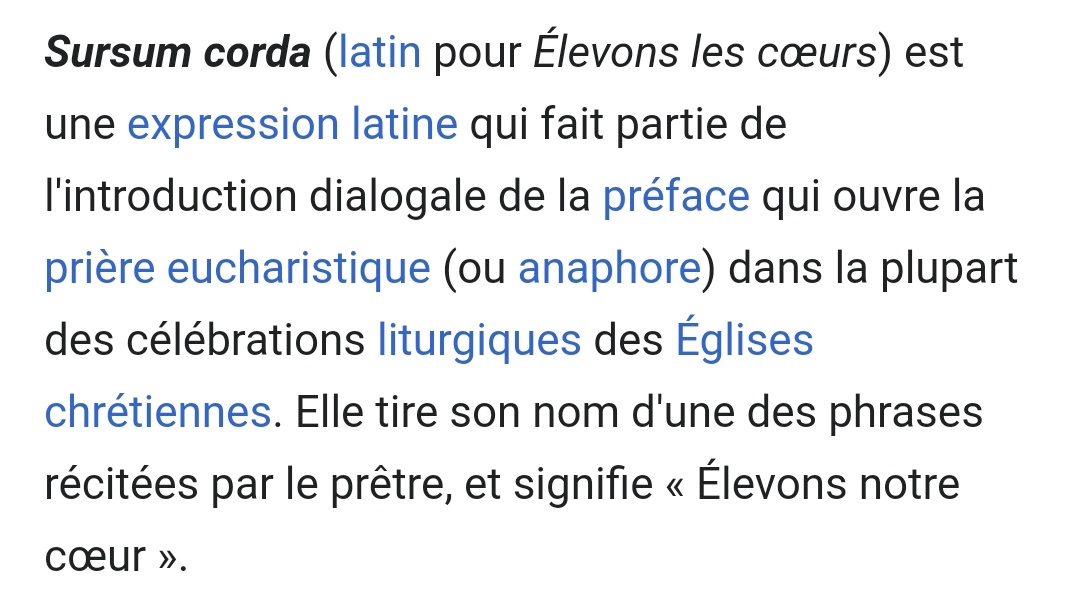 «Élevons notre cœur»  :" Alors les deux témoins entendirent une voix forte venant du ciel, qui leur disait : « Montez jusqu’ici ! » Et ils montèrent au ciel dans la nuée, sous le regard de leurs ennemis. " (Apocalypse 11 ; 12) #messe  #liturgie