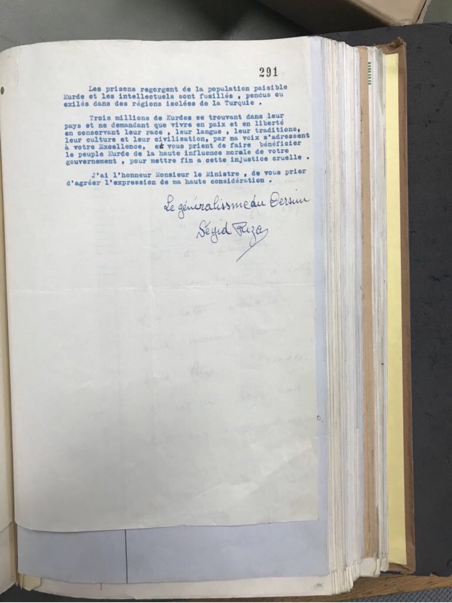 Şeyh Said ve Seyit Rıza vatan hainidir. Ek’te bulunan mektup Seyit Rıza haininin İngiltere’ye yazdığı ihanet mektubudur. İngiliz arşivlerinde bunun gibi yüzlerce belge var. Hepsi ben de mevcut.