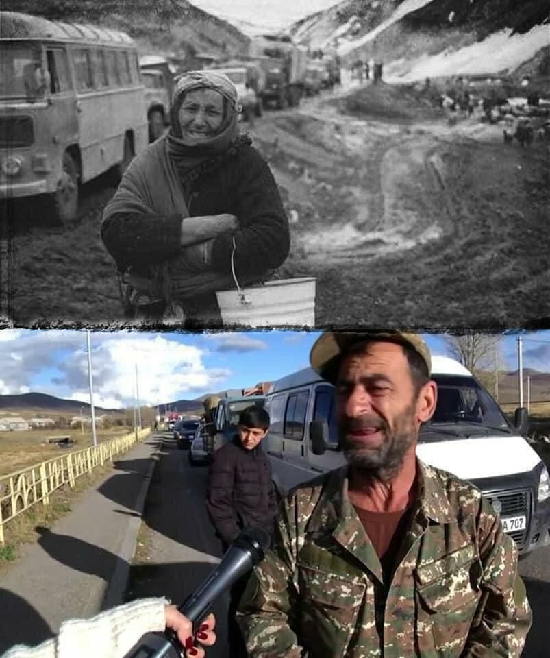 Operativ_MM's tweet photo. #Armenians abuse the time given to liberate #Kalbajar. Instead they burn the houses and forests, cut down trees, thus damaging eco balance 
#BİR2020
#EcoTerrorism
#BurningHome #OMM2020 https://t.co/7bU3qFGwYZ