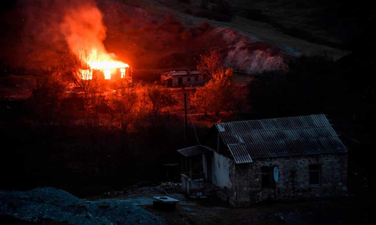 It one more time proves that these lands never belonged to them, cause you will never burn your house, cut trees which you were caring of and destroy soil were you were growing! True barbarians ! <a href="/Greenpeace/">Greenpeace International</a> 

#aggressorArmenia 
#StopArmenianVandalism
#EcoTerrorism
