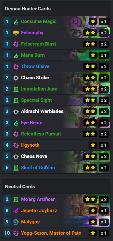 This is what I will be playing on day 1. Insane damage possibilities :)

outof.cards/hearthstone/de…