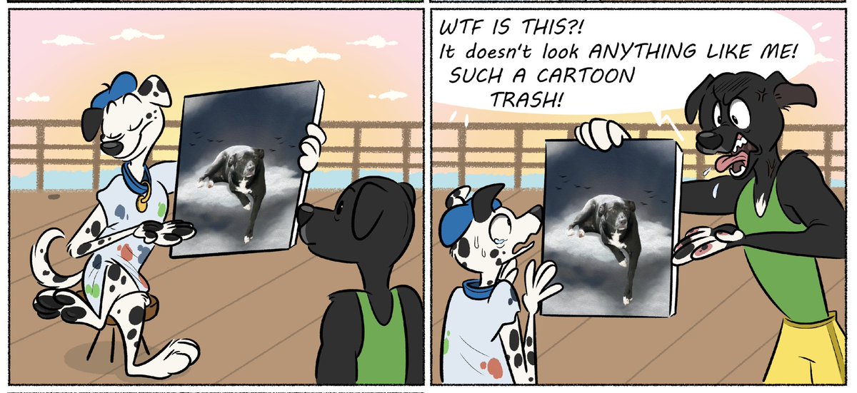 ToonTailsComics's tweet photo. #toontails 32

... not wanting to be rude or anything, but there was really nothing similar in this art with the Dog 😌 https://t.co/kJMuvnatWG
