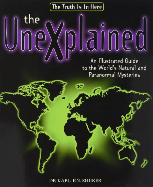 Anyway, I first became aware of this object thanks to Karl Shuker’s coverage of it in his 1996 book The UneXplained (clearly published to take advantage of the popularity of The X Files)…