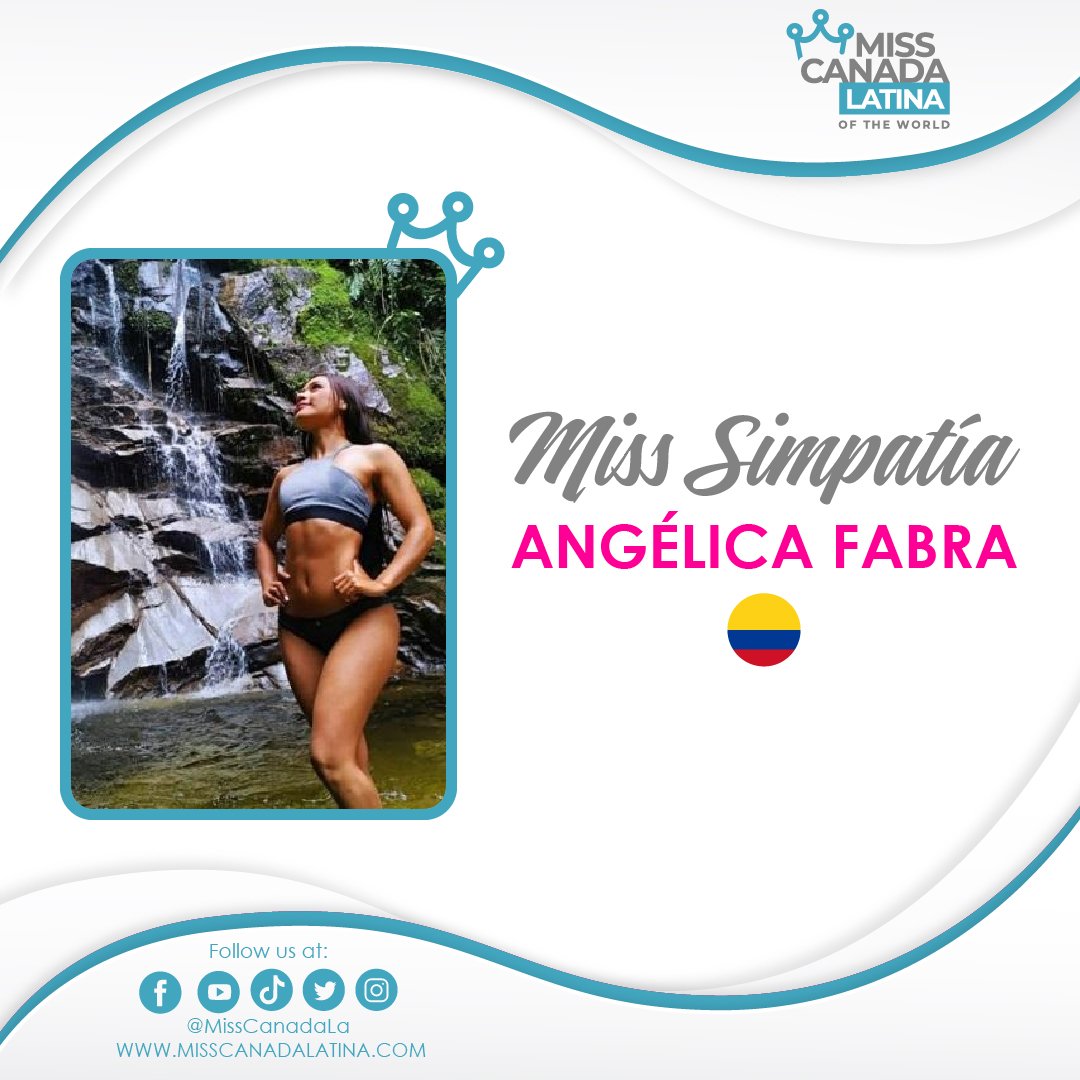 MissCanadala's tweet photo. Categoría Miss Simpatía 👑 https://t.co/WJ5FTE5qwr