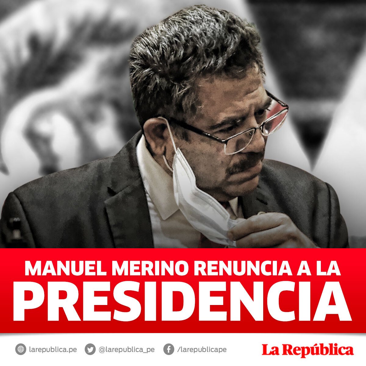 larepublica_pe's tweet photo. 🚨#LOÚLTIMO | El golpista de Acción Popular se vio obligado a presentar su carta de dimisión ante la presión del Congreso, entidad que lo llevó al poder tras el golpe de Estado ► https://t.co/4x2hWyyRpS https://t.co/CHLRGiyRmj