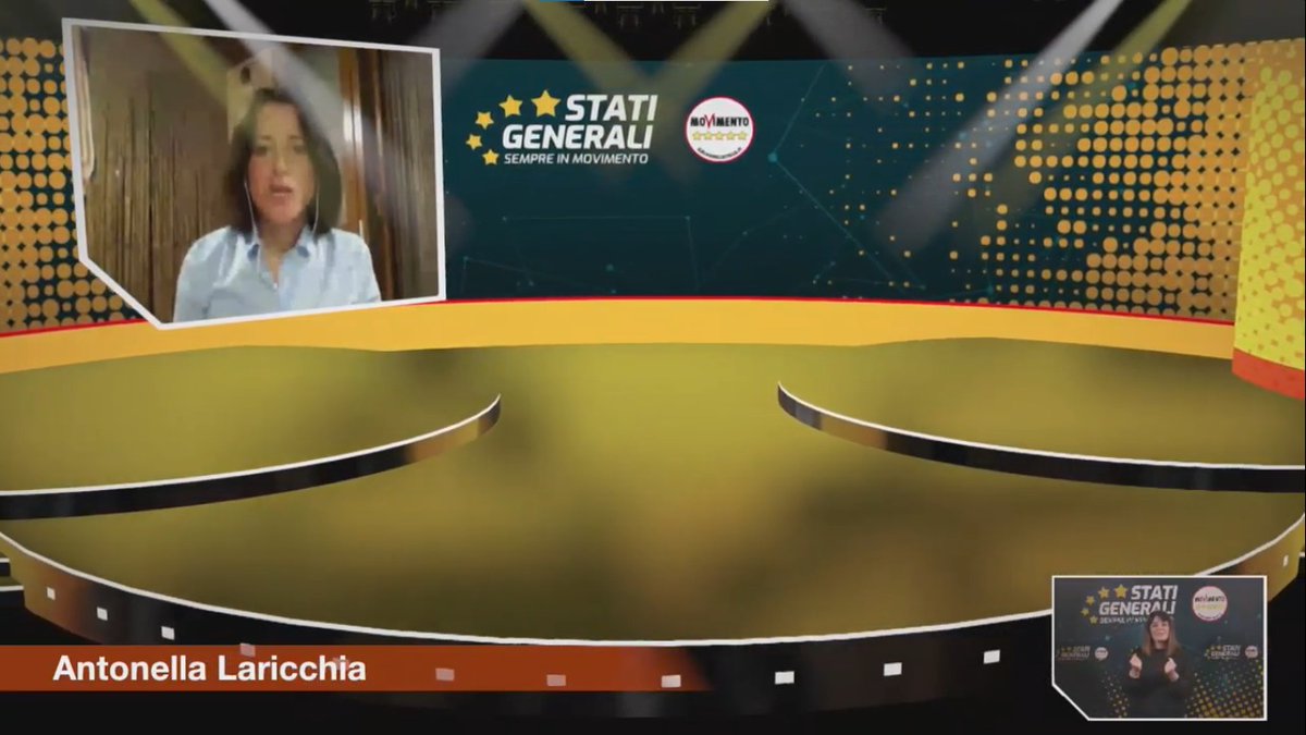 Mov5Stelle's tweet photo. 🗣️ @AntoLari1986

Segui gli #StatiGeneraliM5S ▶️ https://t.co/1bRc7tPjNM https://t.co/t8VYFYvatD