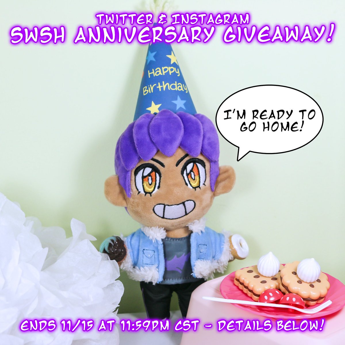 SuppapongStudio's tweet photo. Happy 1 year SwSh! ⚔️🛡️ As an anniversary gift, one lucky person from Twitter or Instagram will receive a A-Grade Hop!

⭐ HOW TO ENTER ⭐
-MUST be following me on Instagram or Twitter!
-Insta: Comment!
-Twitter: Retweet!
-AKA two entries total possible!
.
#pokemonswsh #ホップ https://t.co/kHCdN1BKQg