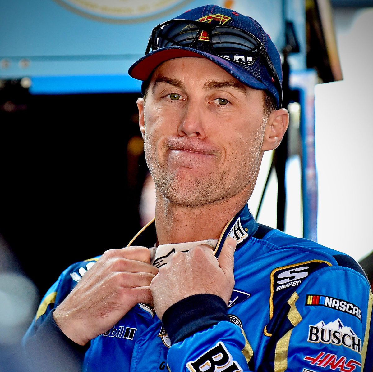 HaasFactoryTeam's tweet photo. When you're ready to watch #NASCAR on Sunday... and you realize it's the off season. ☹️ https://t.co/qojZdKkWYH