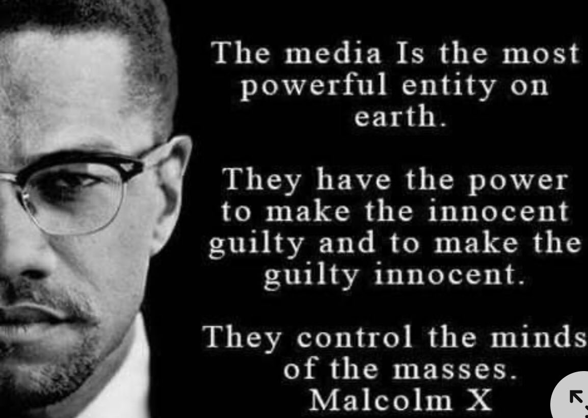 blanqmedia's tweet photo. Don’t believe everything you read on the internet. Fake news spread six times faster than real media does. Media can easily control us.
Malcom X https://t.co/sAWfoEE8mo