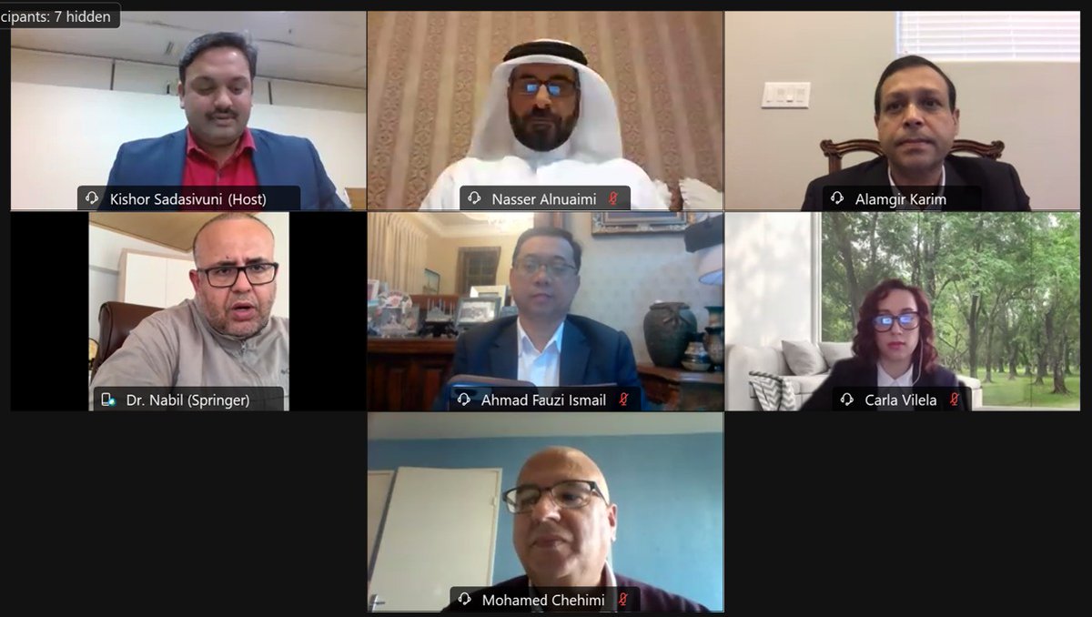 CAM_Qatar's tweet photo. A fantastic line up of presentations on the development #smart #materials marked the first day of our E-Conference on "Chemicals &amp; Materials for Emerging #Technologies (#CheMET)"
https://t.co/IWRtk7PYW6 https://t.co/6SToU3ijRH