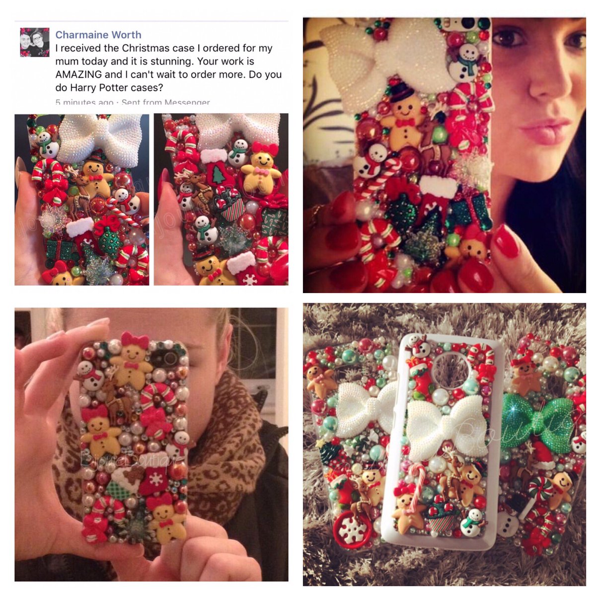 Last week to buy winter wonderland.

Available on all phone models.
Red or white bow 🎀

❄️❄️❄️❄️

£19.99-£21.99 free postage