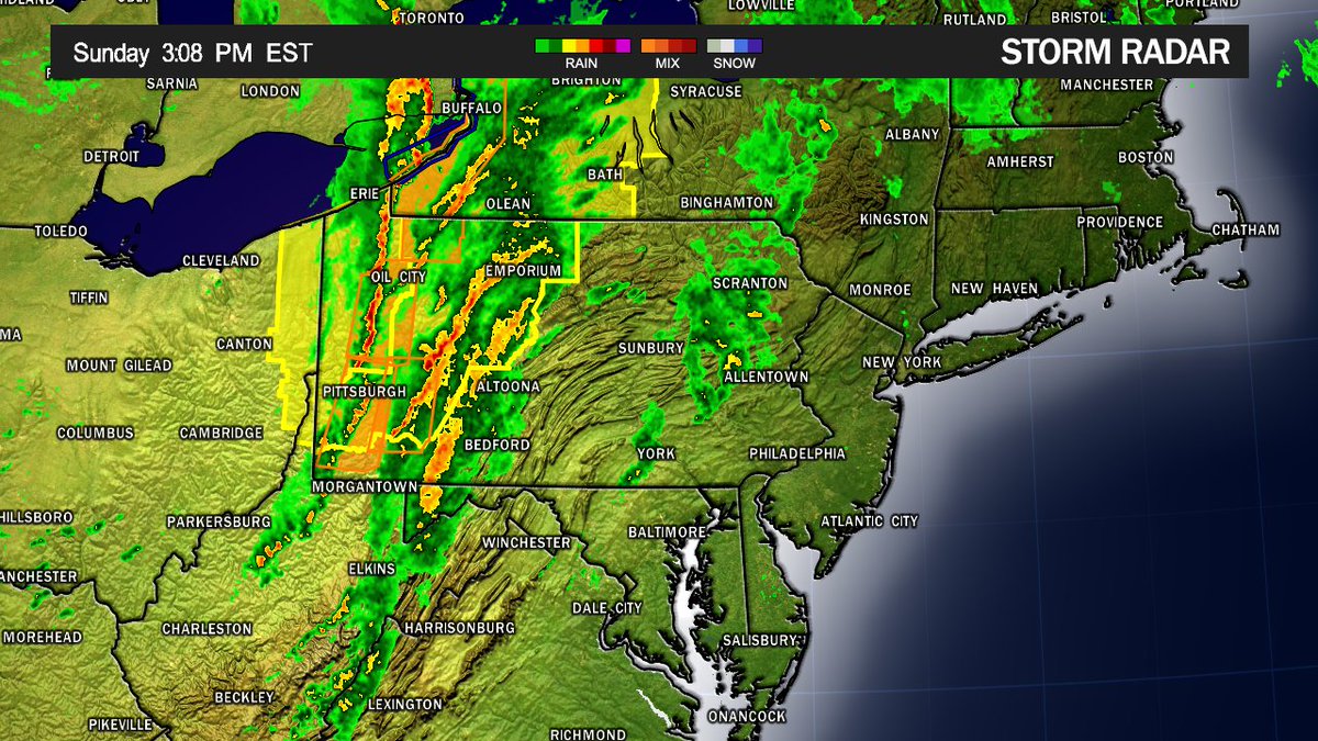AdamMooreWX's tweet photo. May be quiet rn but that will change over the next few hours. Gusty showers/storms are moving east across the Mid-Atlantic/Northeast this evening. I will have you covered with the latest. #STORMTEAM #weather @AlexKimWX @ReaganClaggWX @LivPhillipsWX More at https://t.co/s1Ev1wkSes https://t.co/EiCLtrspSP