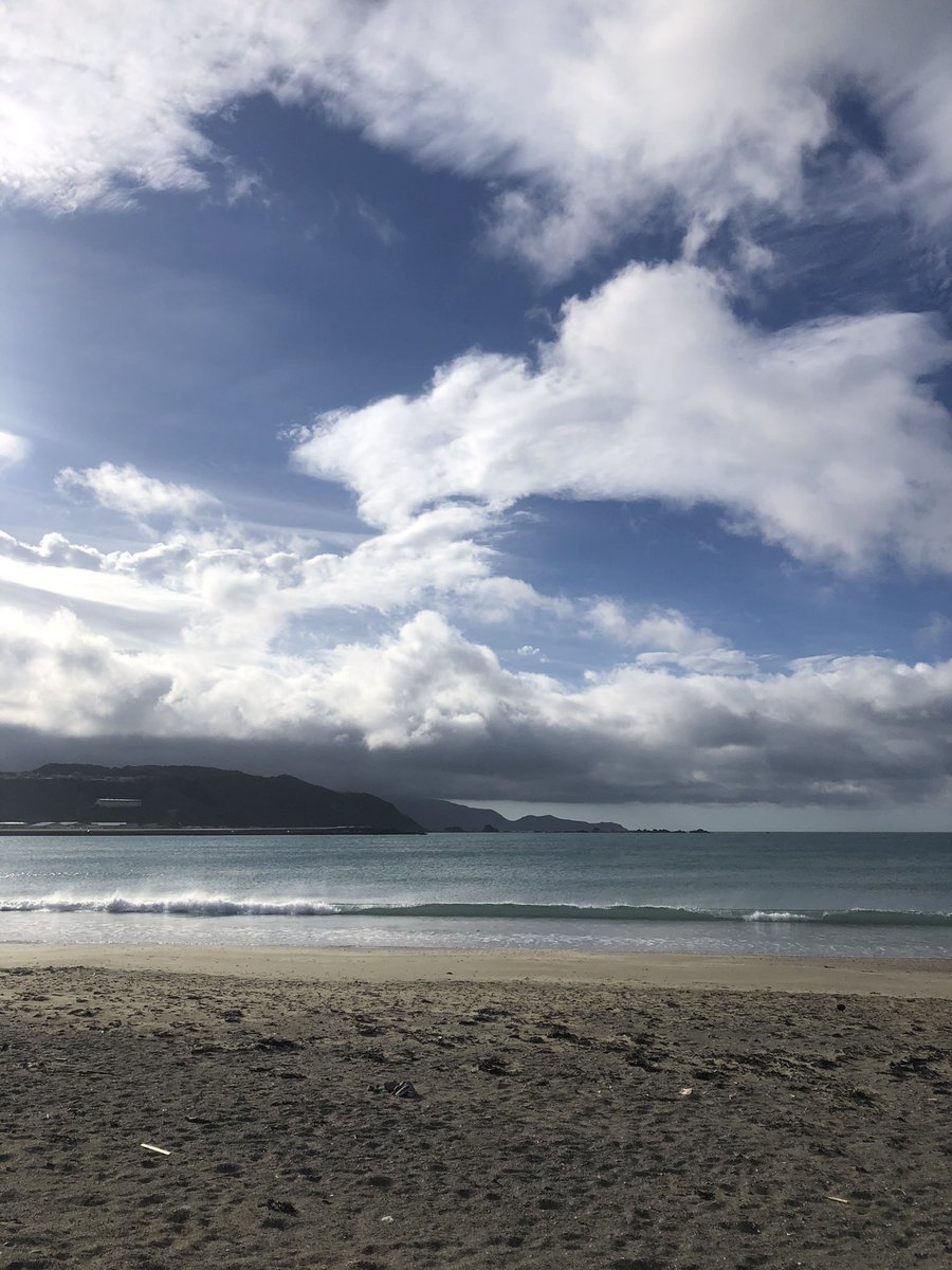 Beautiful walk along @lyallbaynz  to start my day with the best headspace. I’ll remember that sky as i sit in a boardroom that has no windows!