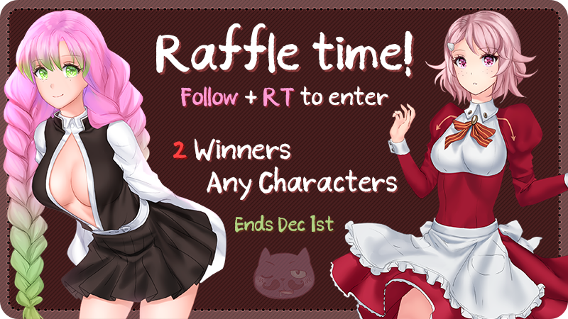 GigaMessy's tweet photo. Because of Reasons Art Raffle!🎁

🔸Retweet + Follow to enter
🔸2 winners (random pick)
🔸Thigh-Up illustration on white background
🔸Any character (fanart or OC)
🔸Ends on December 1st https://t.co/0Cc1EccrtL