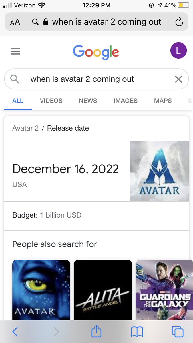 lydiaaaax3's tweet photo. If the world ends before Avatar 2 comes out I’m gonna be livid https://t.co/dKAjKhsZSn