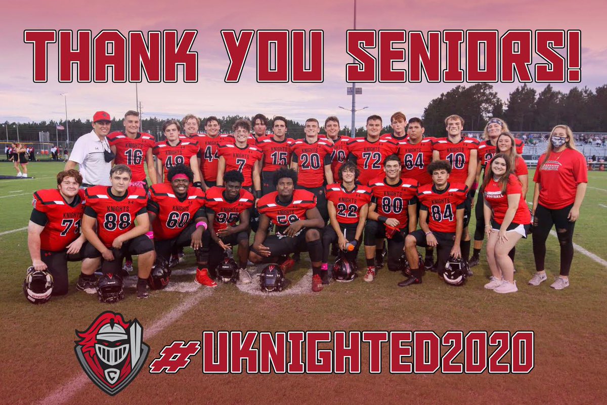 Thank you to the Class of 2021. You all have set the foundation for <a href="/Creekside_fb/">CREEKSIDE FOOTBALL</a>, while leading a memorable season⬇️
🔴Second winning season in school history 
⚫️Multiple rankings as a Top 10 Team
🔴First playoff appearance since 2014 
#WorkToWin #UKNIGHTED2020 ⚔️🛡