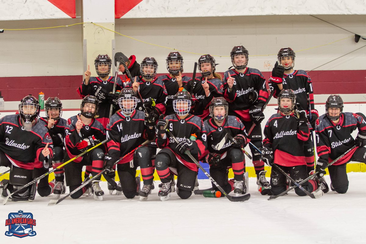 SuperRink's tweet photo. Stillwater beats Anoka Rogers 2-1 in the U12A Division championship game of this year's All American Girls Hockey Tournament https://t.co/i43BqOqaKU