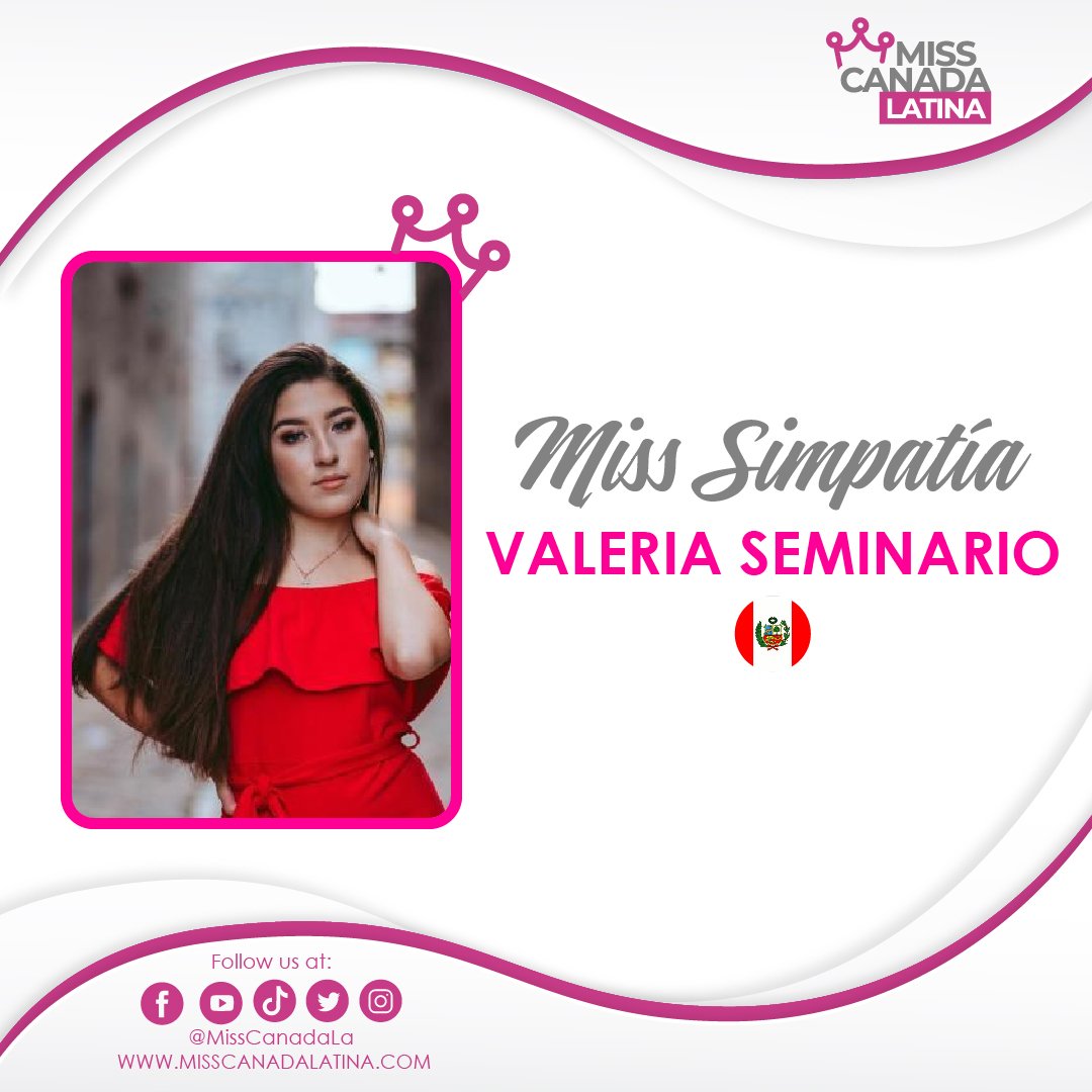 MissCanadala's tweet photo. Categoría Miss Simpatía 👑 https://t.co/3BUECqlxkr
