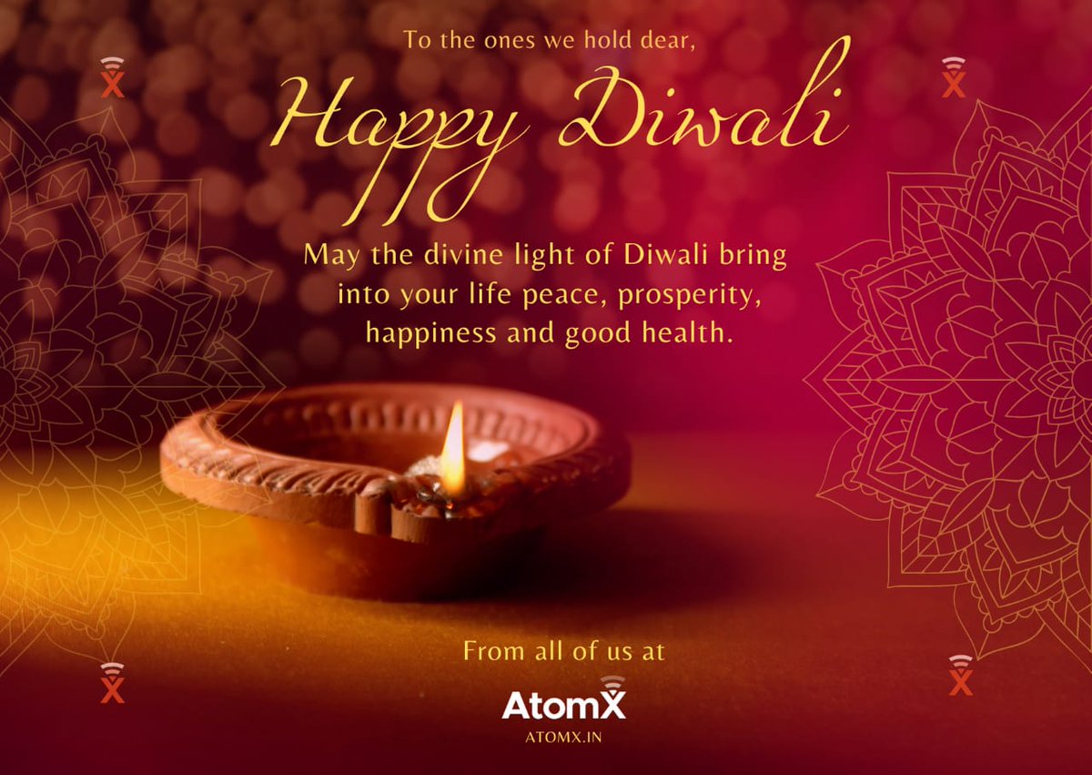AtomX_Cashless's tweet photo. Happy and a prosperous #Diwali to one and all! #AtomX https://t.co/SqeJRddYkH