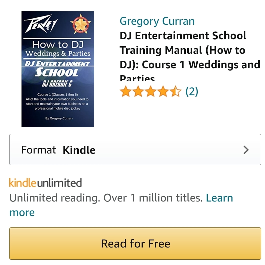 djentschool's tweet photo. Read for #free with #KindleUnlimited  
  Get our Book by DJ Greggie C - The DJ Entertainment School - How to DJ Weddings and parties -  https://t.co/hrDrSz0c24 #rtdj #djlife #djbook #djmanual #djschool  #peaveydj #howtodj #djtraining #dj #discjockey #scratching #scratchdj https://t.co/jkeufGzakk