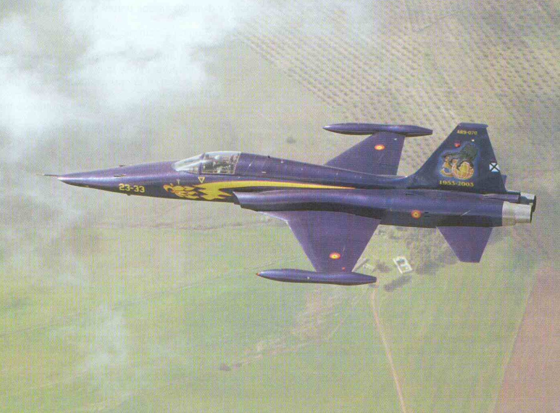 A Cuanto Se Rompe La Barrera Del Sonido Ejército del Aire y del Espacio on Twitter: "10)Desde la llegada del F-86 y  hasta 1970, el curso se daba en los dos aviones. Una primera fase en T-33,  unas 80 misiones,