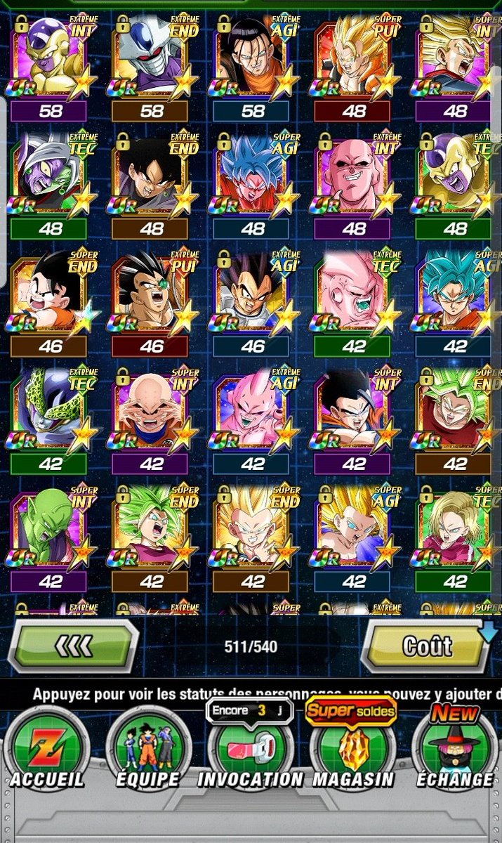 Zoludicku's tweet photo. 🔥CONCOURS COMPTE DOKKAN BATTLE🔥
Je fais gagner mon compte Dokkan Battle car je n'y joue plus beaucoup depuis quelque temps, pour le gagner c'est simple
-RT + Follow
-Follow mon twitch 
https://t.co/NYJoEvS7Tk
Bonne chance
(Si vous voulez d'autres photo hésitez pas) https://t.co/nJRJFf86eT