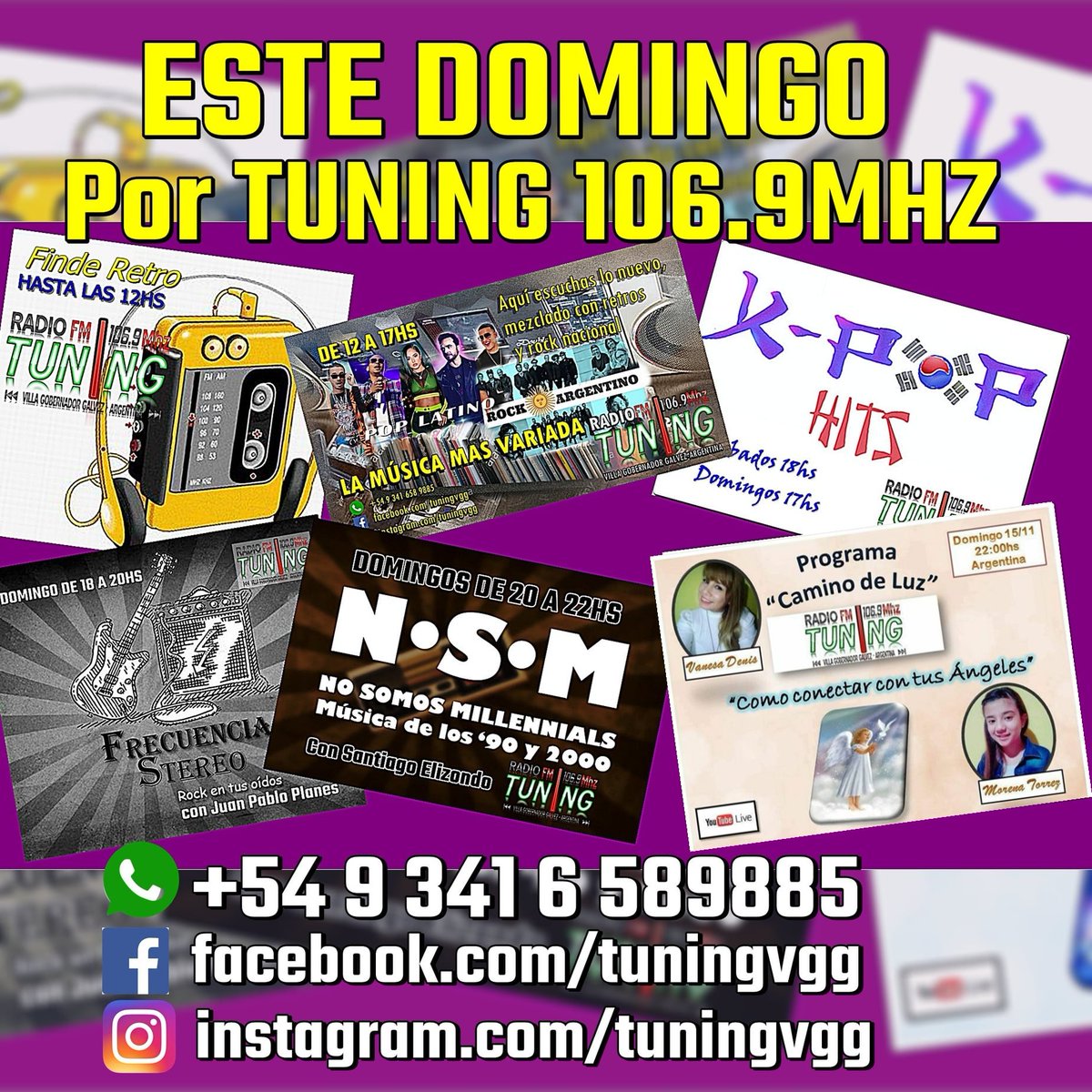 TuningVgg's tweet photo. Domingos por Tuning 106.9Mhz  - Villa Gobernador Galvez  ...   escuchanos también por internet https://t.co/7mQ6zpnTPT https://t.co/KFVFQURdEf