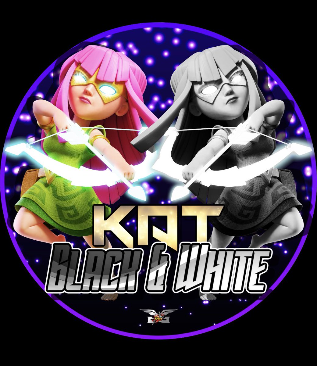 TaODG1's tweet photo. Photo de profil pour kat de la team Black&White.
#ClashOfClans #archere #gaming #eSport https://t.co/rL2sHtHYJw