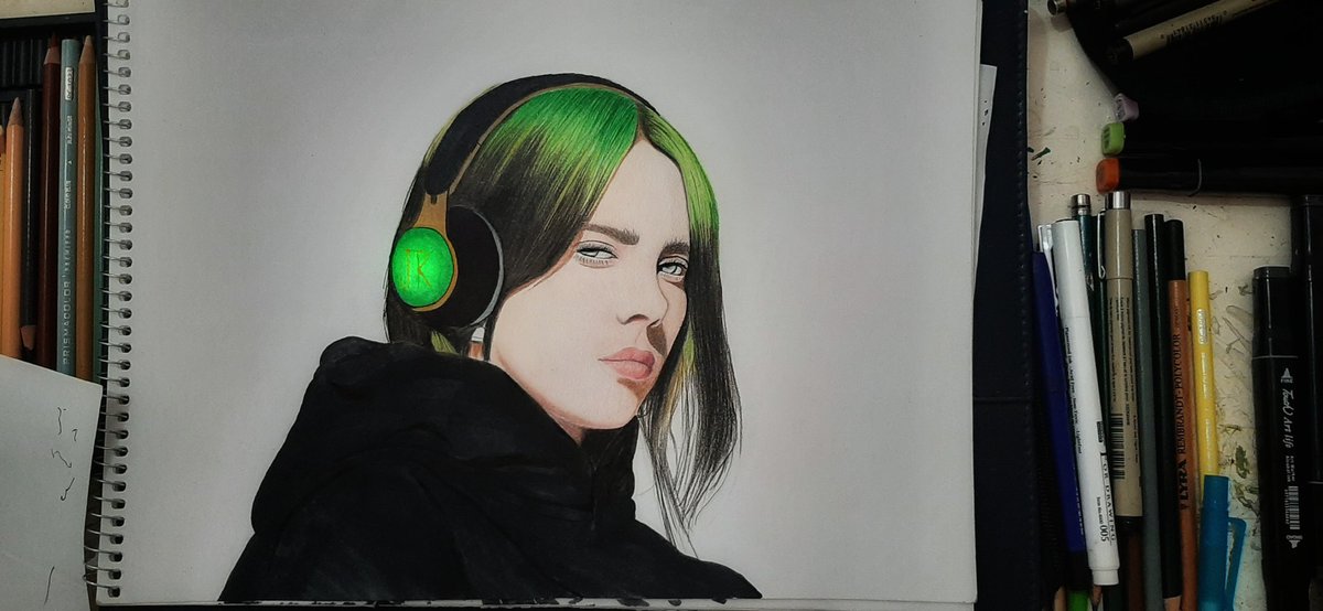 #billieeilish #billieeilishedits #art #artist #drawing #artsy #prismacolor