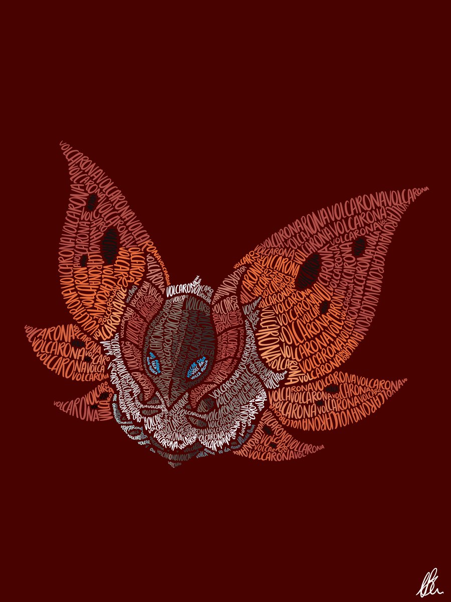 Hatterpillar_'s tweet image. Volcarona!
.
.
.
#pokemon #volcarona #bugtype #firetype #digitalart #digitalartist #art #wordception #artrequest