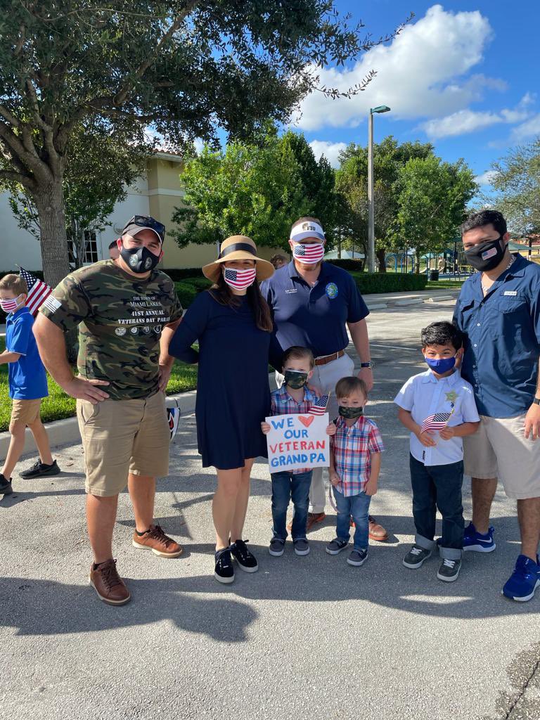 JoshDieguez's tweet photo. Another successful Veterans Day Parade is in the books. Thank you to our Veterans for their service and our Veterans Affairs Committee, volunteers, and staff for putting together this event. #IHeartMiamiLakes #LakesLife #GrowingStrongerML https://t.co/WxIQlVKK7D