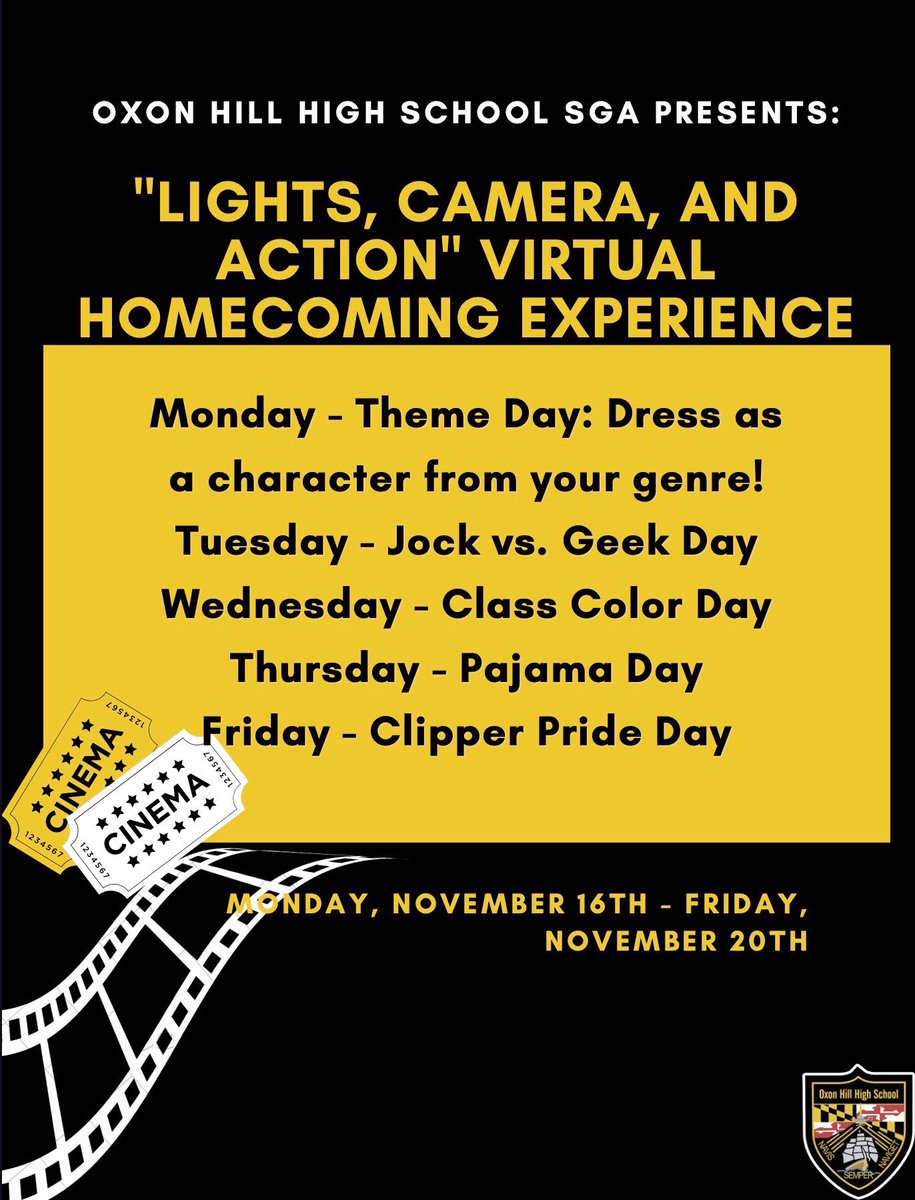 OHHSGA's tweet photo. Haven’t you heard?? HOMECOMING WEEK STARTS TOMORROW!!
#OHHSSpiritWeek https://t.co/K0gWhzBevD