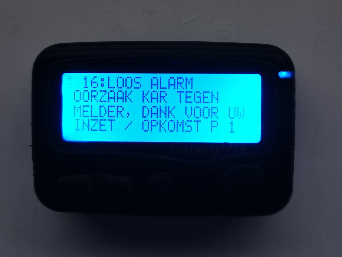 Melding brandweer Bolswarderbaan Sneek