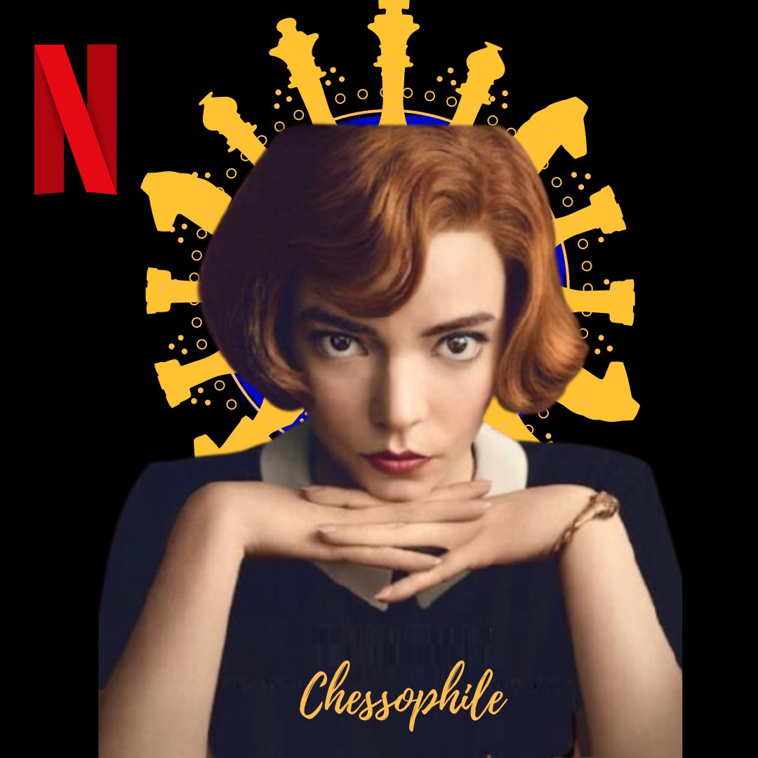 iamniri's tweet photo. @NetflixTheQG @netflix #Chessophile version of @anyataylorjoy https://t.co/wKhKEZGHrl