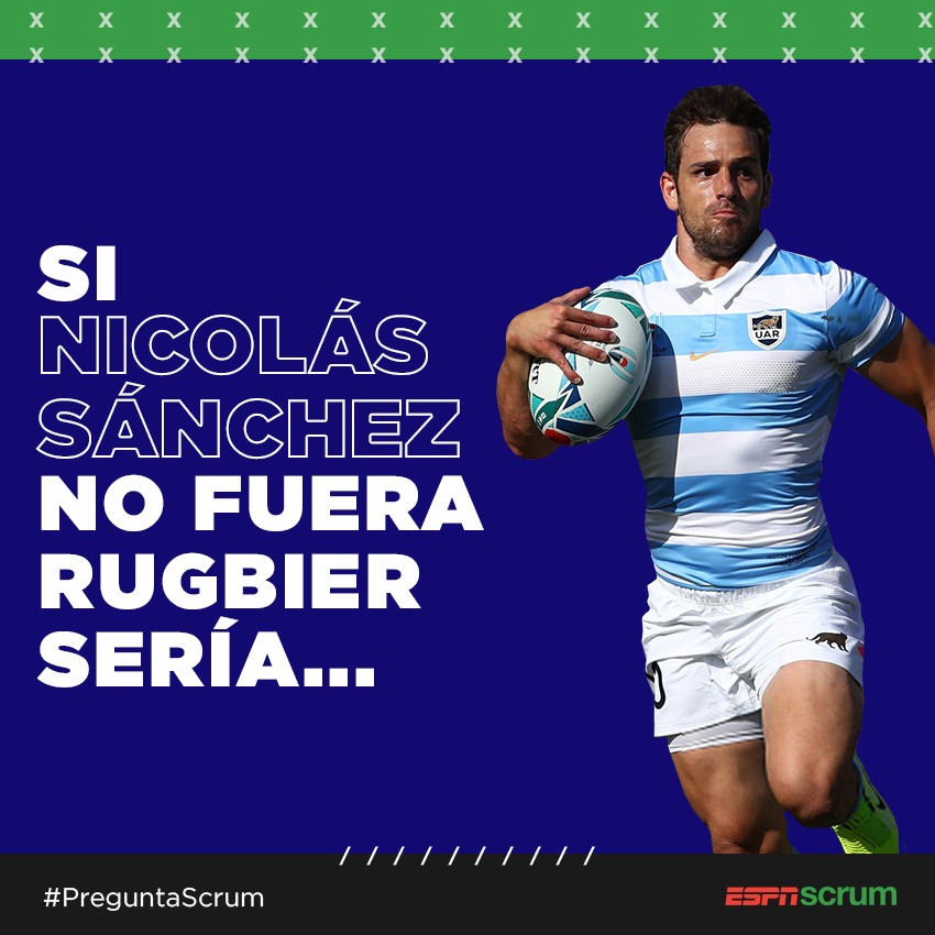 ScrumESPN's tweet photo. ¡A hacer volar la imaginación, seguidores de #Scrum! 🧠🙌🏽

🤔 ¿Qué hubiera sido @NicoFSanchez de no haber sido jugador de rugby?

👇🏼 ¡Comentá!

#PreguntaScrum https://t.co/ghGmlBlEll