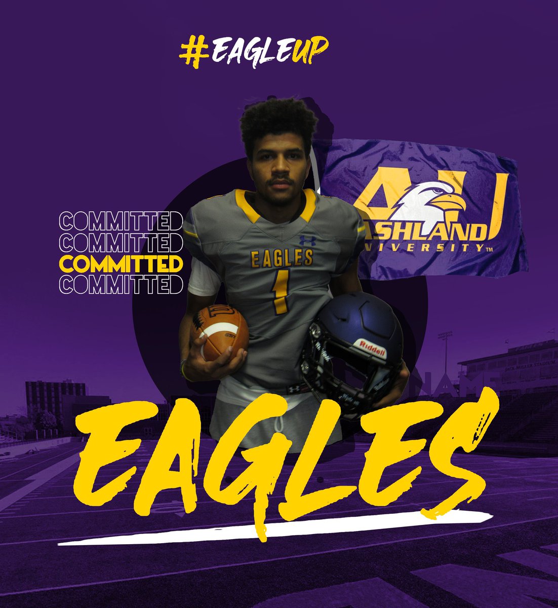 DWilliams1327's tweet photo. 100% COMMITTED to Ashland University! 💛💜🤞🏽@CoachNMoore @coach_geiser @Coach_Orsini https://t.co/WwYtGff9uO