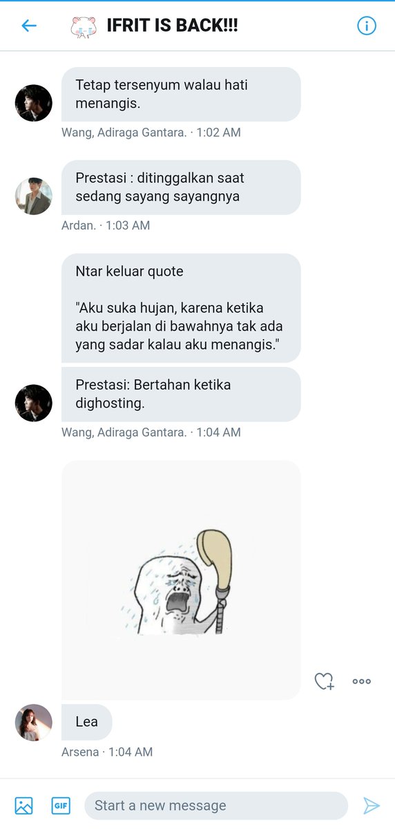 SuarMolek's tweet photo. Senyum aja aku. :) https://t.co/NbnEDgzFBn