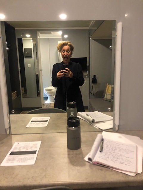 GillianA's tweet photo. From my first day @TheCrownNetflix. https://t.co/tFh9pDaJwn
