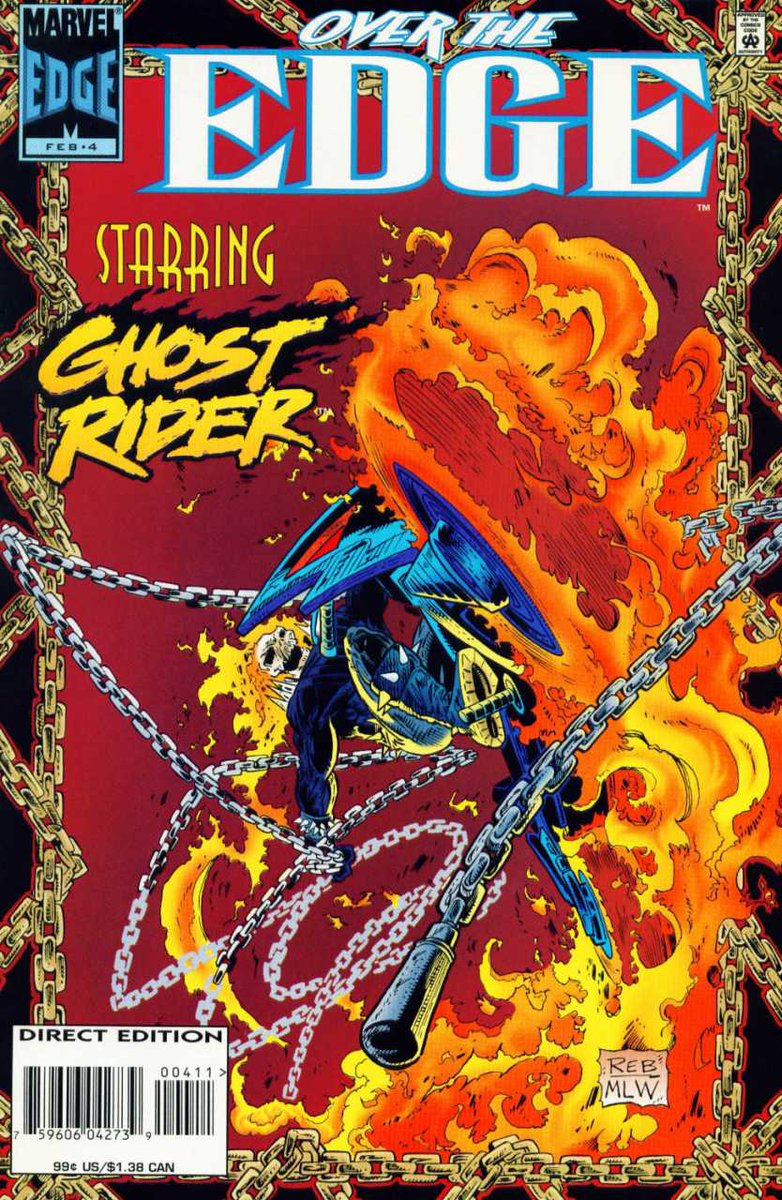 ComicsInThe90s's tweet photo. Over the Edge #1-4 (@Marvel 1996).  #comics #marvelcomics #comicsinthe90s #Hulk #Daredevil #DoctorStrange #GhostRider #comicbooks #90s https://t.co/VPaZHadgVi