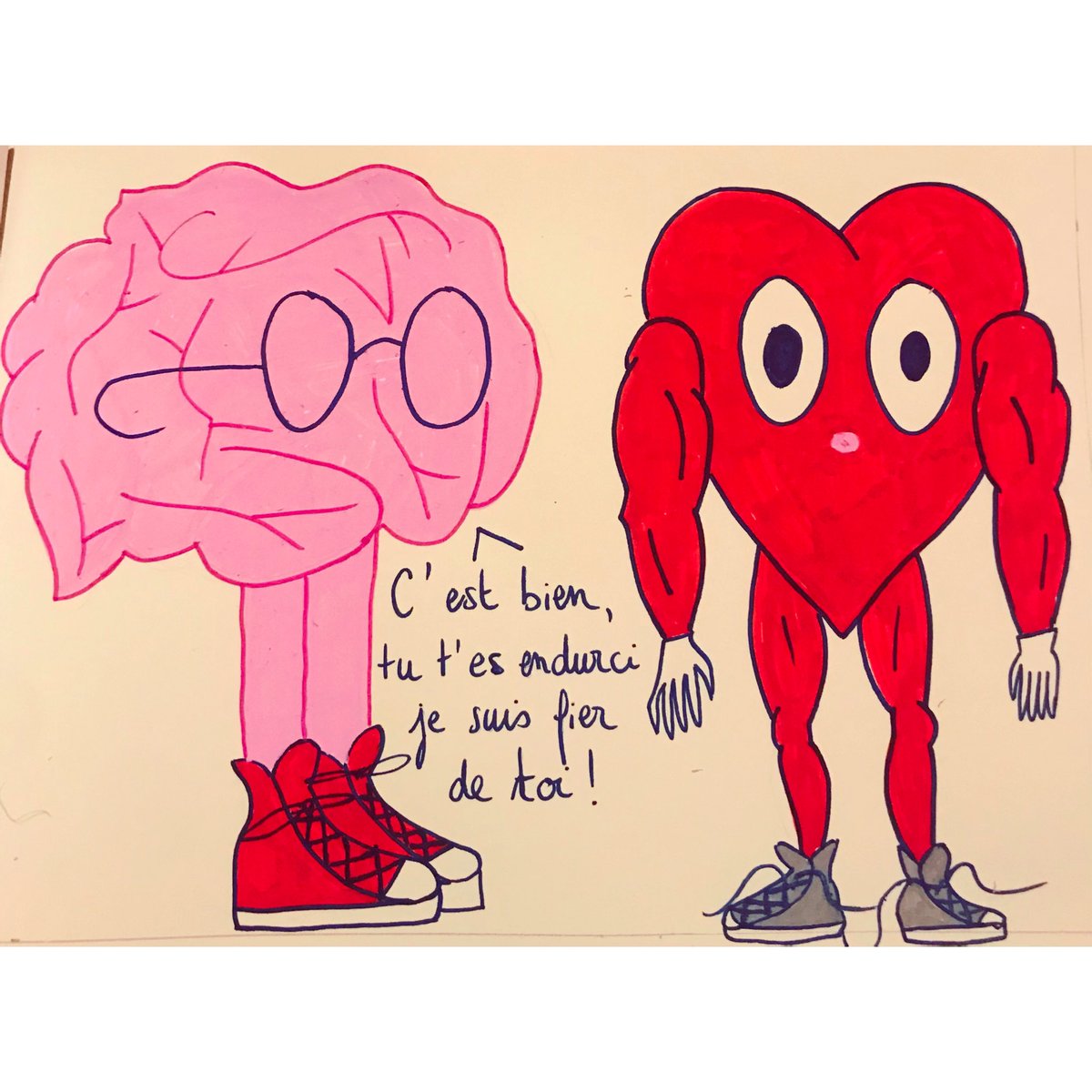 eryan_blake's tweet photo. Troisième planche: pour comprendre cette dernière, je vous invite à écouter la chanson de 🎼 @upsahlmusic - 12345SEX 🎧! #clitoclit #bd #clitoris #drawings #draw #sexpositive #queerart #queerartist #queer #heart #brain #cerveau #coeur https://t.co/cLh9mnuPx7
