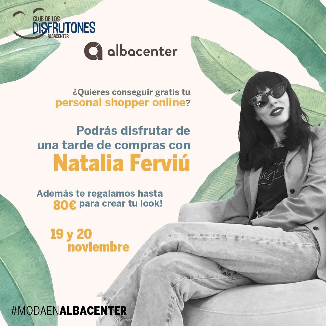 ⚠️ ️¡¡SORTEO!!️ ⚠️¿Te gustaría ganar hasta 80 euros para gastar en compras, asesorado/a por Natalia Ferviú? Entérate de todos los detalles del sorteo ️ bit.ly/SorteosDisfrut…

#EcosistemaModa #SorteosALB #Albacenter #Sorteo #SorteosAlbacete #AlbaceteMola #Albaceteando