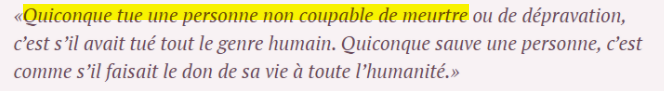 Harry_Ko_Vert's tweet photo. @ouildoo @MaximeRuffet @her_honk @Personnage01 @sparklyyglow @svbsoub1 "sauf en droit, ne tuez point la vie qu'Allah a rendu sacrée" Allah, le coran et Mohamed ne considèrent pas la vie des mécréants comme sacrée. Le polythéisme est associé a un péché aussi grave que le crime. Le meurtre d'un incroyant est un péché mineur si on suis se qui est écrit https://t.co/HBeqgyTFpL